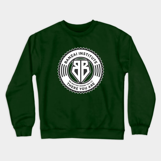 BANZAI INSTITUTE Crewneck Sweatshirt by Aries Custom Graphics